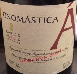 Carlos Serres Onomastica Reserva