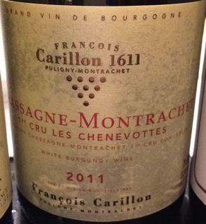 François Carillon Chassagne Montrachet 1er Cru Les Chenevottes(フランソワ・カリヨン シャサーニュ・モンラッシェ プルミエ・クリュ レ・シュヌヴォット)