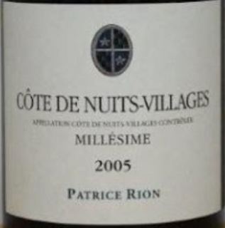 Dom. Michèle & Patrice Rion Côte de Nuits Villages