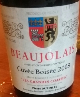 Pierre Durdilly Beaujolais Les Grandes Coasses Cuvée Boisée(ピエール・デュルディリ ボージョレ レ・グランド・コース キュヴェ・ボワゼ)