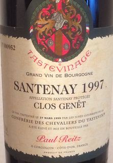 Paul Reitz Santenay Clos Genet