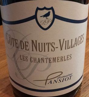 Dom. Pansiot Côte de Nuits Villages Les Chantemerles