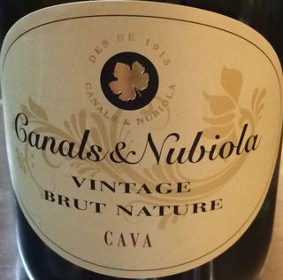 Canals & Nubiola Vintage Brut Nature(カナルス・ヌビオラ ヴィンテージ ブルット・ナトゥーレ)