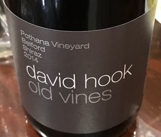 David Hook Old Vines Pothana Vineyard Shiraz