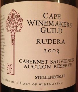 Rudera Cabernet Sauvignon Auction Reserve