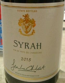 Jean Luc Chaleat Syrah