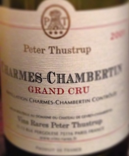 Peter Thustrup Charmes Chambertin Grand Cru(ピーター・ツーストラップ シャルム・シャンベルタン グラン・クリュ)