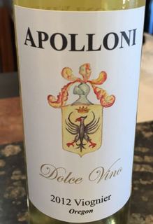 Apolloni Dolce Vino Viognier(アポローニ ドルチェ・ヴィーノ ヴィオニエ)