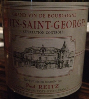 Paul Reitz Nuits Saint Georges(ポール・レイツ ニュイ・サン・ジョルジュ)