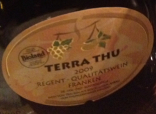 Terra Thu Regent Qualitätswein(テラ・テュー レゲント クヴァリテーツワイン)