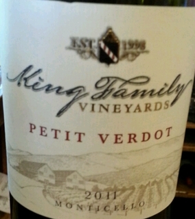 King Family Vineyards Petit Verdot