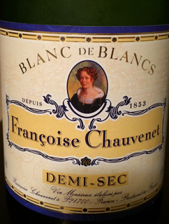 Françoise Chauvenet Vin Mousseux Blanc de Blancs Demi Sec