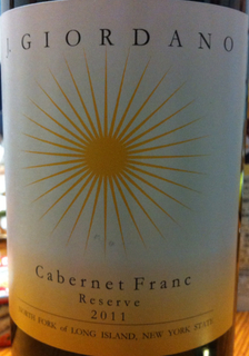 J. Giordano Cabernet Franc Reserve