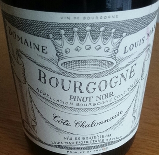 Louis Max Bourgogne Côte Chalonnaise Pinot Noir Domaine(ルイ・マックス ブルゴーニュ・コート・シャロネーズ ピノ・ノワール ドメーヌ)