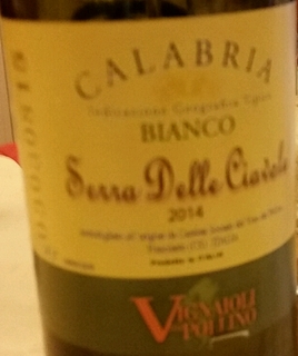 Vignaioli del Pollino Serra delle Ciavole Calabria Bianco(ヴィニャイオーリ セッラ・デッレ・チャヴォーレ カラブリア ビアンコ)