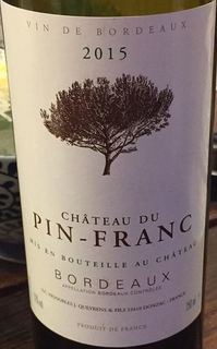 Ch. du Pin Franc Bordeaux Blanc
