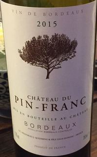 Ch. du Pin Franc Bordeaux Blanc(シャトー・デュ・パン・フラン)