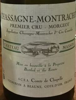 Ch. Masson Chassagne Montrachet 1er Cru Morgeot(シャトー・マッソン シャサーニュ・モンラッシェ プルミエ・クリュ モルジョ)