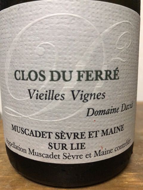 Dom. David Muscadet Sèvre et Maine Sur Lie Clos du Ferré Vieilles Vignes