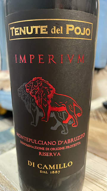 Di Camillo Tenute del Pojo Imperium Montepulciano d'Abruzzo Riserva(ディ・カミッロ テヌーテ・デル・ポイオ インペリウム モンテプルチアーノ・ダブルッツォ リゼルヴァ)