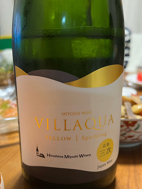 Miyoshi Wine Villaqua YELLOW Sparkling