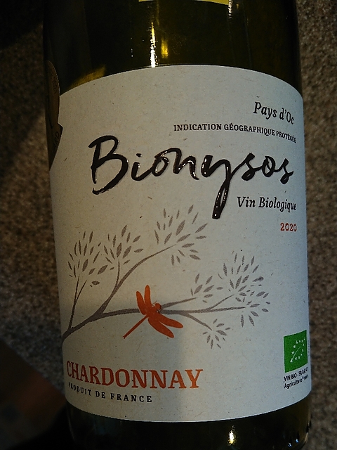 Bionysos Chardonnay Pays d'Oc(ビオニソス シャルドネ)