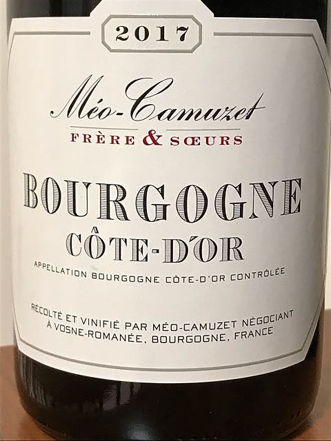 Méo Camuzet F&S Bourgogne Cote d'Or Rouge