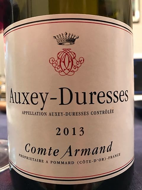 Comte Armand Auxey Duresses Rouge