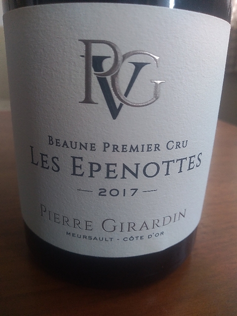 Pierre Girardin Beaune 1er Cru Les Epenottes(ピエール・ジラルダン ボーヌ プルミエ・クリュ レ・ゼプノー)