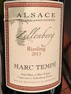 Marc Tempé Riesling Zellenberg(マルク・テンペ リースリング ツェレンベルグ)