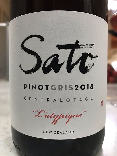 Sato Pinot Gris L'atypique(サトウ ピノ・グリ ラティピック)