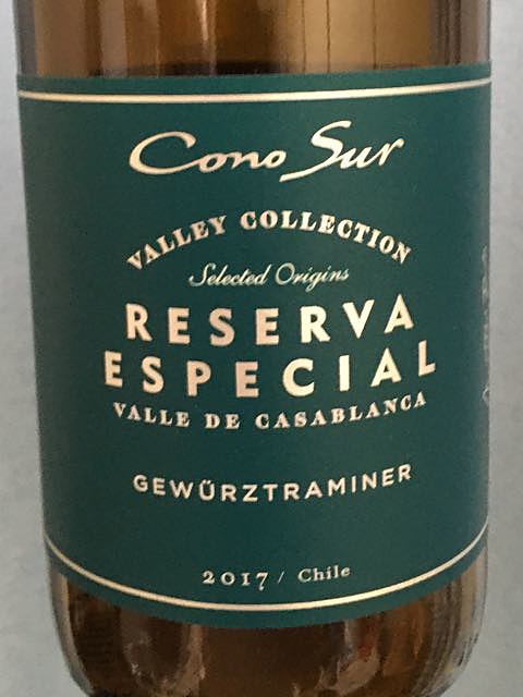 Cono Sur Reserva Especial Valley Collection Gewürztraminer(コノ・スル レゼルバ・エスペシャル ヴァレー・コレクション ゲヴュルツトラミネール)