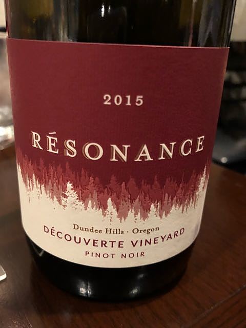 Résonance Découverte Vineyard Pinot Noir