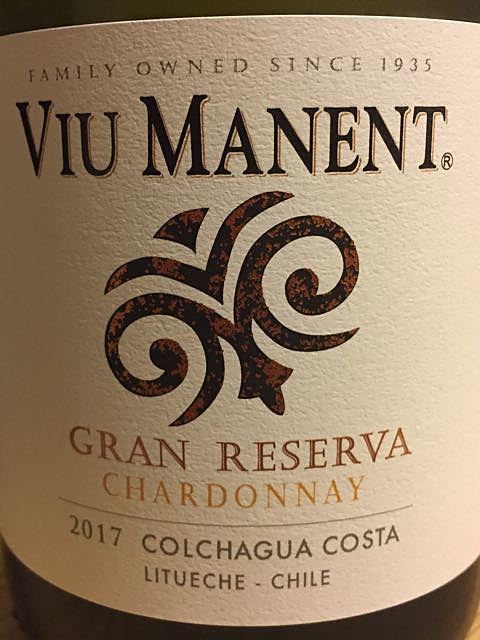 Viu Manent Gran Reserva Chardonnay(ヴュー・マネント グラン・レゼルバ シャルドネ)