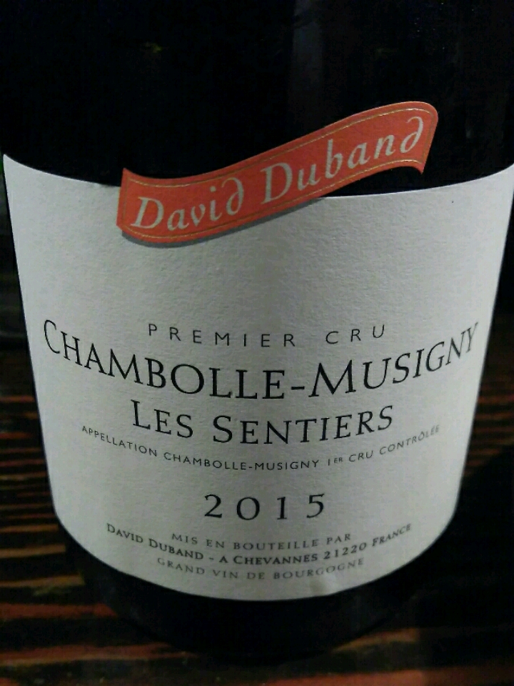 【送料無料】David Duband Chambolle-Musigny2017 送料無料】David Duband Chambolle-Musigny2017 送料無料】David