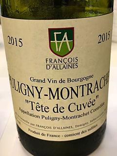 François d'Allaines Puligny Montrachet Tête de Cuvée