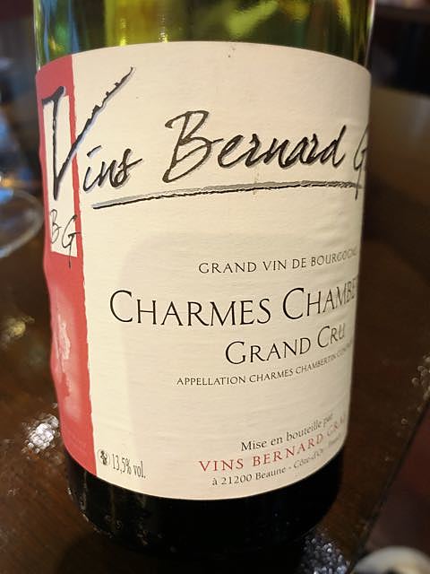 VBG Vins Bernard Gras Charmes Chambertin Grand Cru