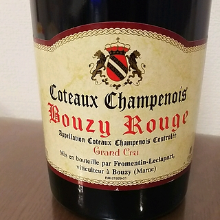 Fromentin Leclapart Coteaux Champenois Bouzy Rouge(フロマンタン・レクラパール コトー・シャンプノワ ブジー ルージュ)