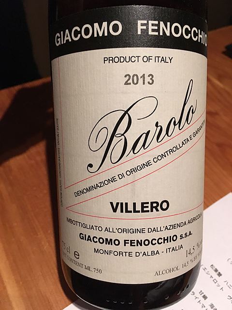 Giacomo Fenocchio Barolo Villero