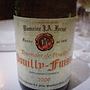 Dom. J. A. Ferret Pouilly Fuissé Tournant de Pouilly(2006)