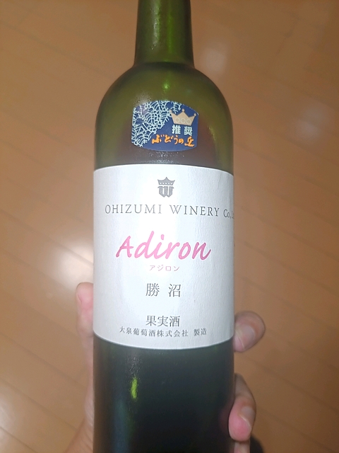 Ohizumi Winery Co. Adiron 勝沼 甘口(大泉葡萄酒 勝沼 アジロンダック 甘口)