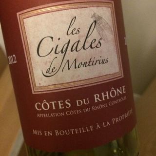 Les Cigales de Montirius Côtes du Rhône Rouge