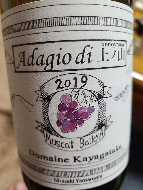 Dom. Kayagatake Adagio di 上ノ山 Muscat Bailey A