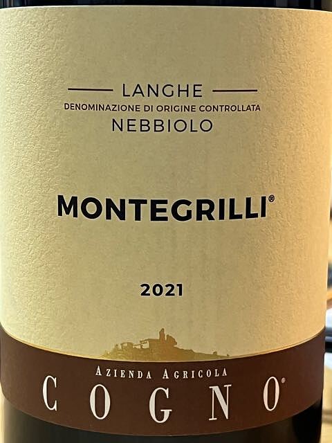 Cogno Montegrilli Langhe Nebbiolo(コーニョ モンテグリッリ ランゲ ネッビオーロ)