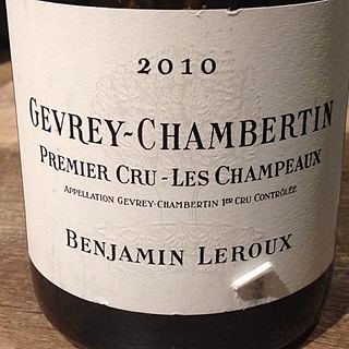 Benjamin Leroux Gevrey Chambertin 1er Cru Les Champeaux(バンジャマン・ルルー ジュヴレ・シャンベルタン プルミエ・クリュ レ・シャンポー)