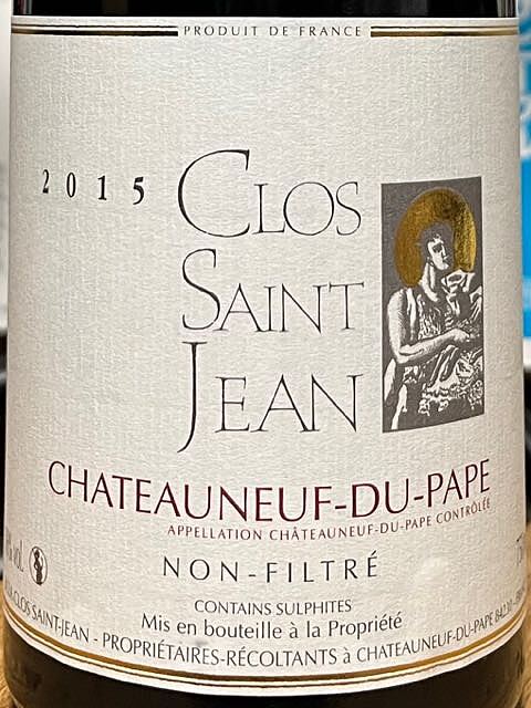 Clos Saint Jean Châteauneuf du Pape Rouge(クロ・サン・ジャン シャトーヌフ・デュ・パプ ルージュ)