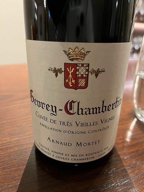 Arnaud Mortet Gevrey Chambertin Cuvée de Très Vieilles Vignes