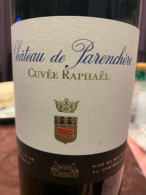 Ch. de Parenchère Cuvée Raphaël