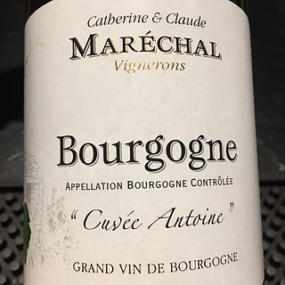 Catherine et Claude Maréchal Bourgogne Cuvée Antoine