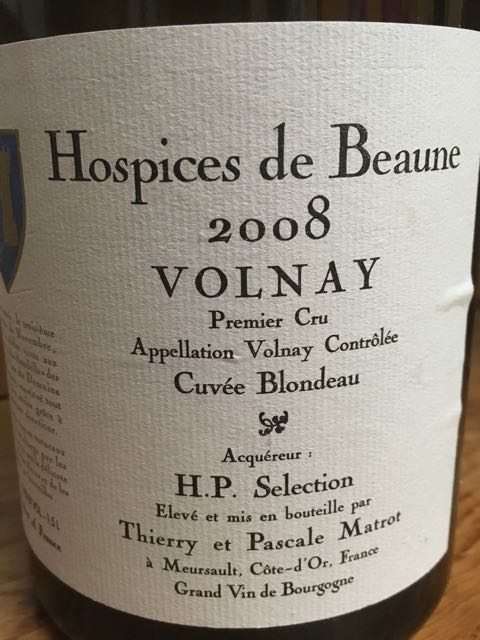 ブランデー Fine Hospice de Beaune 2004 700ml 2004 Hospices de Beaune Beaune Premier Cru Cuvee Dames